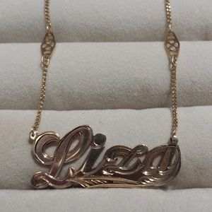 14K Gold Necklace "Liza" 16-inches